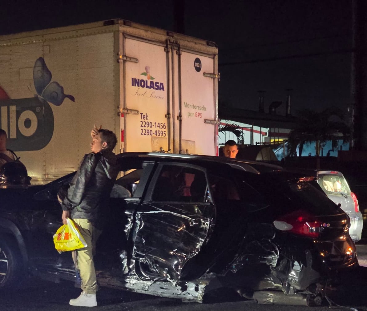 Accidente en la Ruta 1 deja seis personas heridas