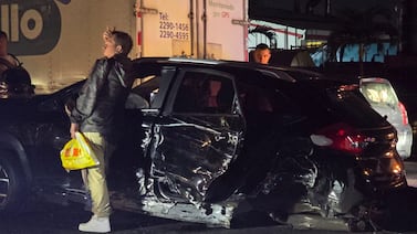 Violento choque múltiple deja seis personas heridas en San Antonio de Alajuela