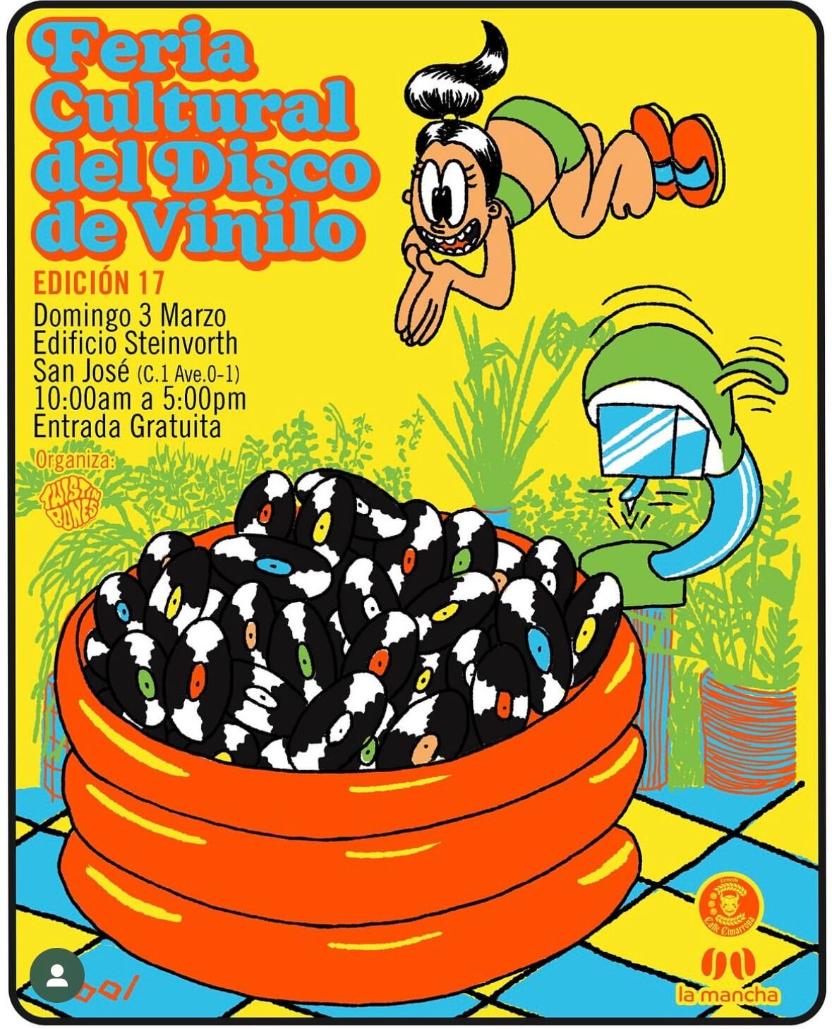 Feria cultural del disco de Vinilo