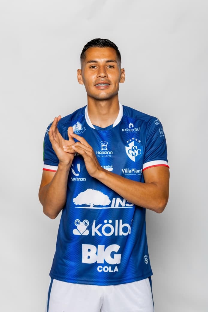 Randall Cordero, jugador del Club Sport Cartaginés, que se lesionó el domingo anterior, en el juego ante Saprissa. Cortesía Randall Cordero.