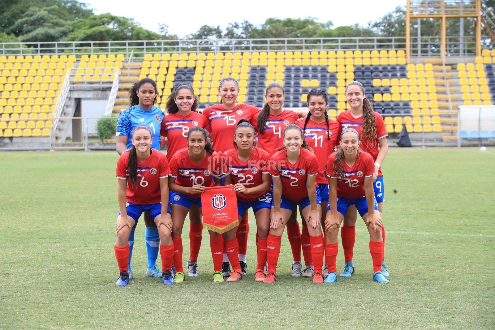 Fogueo de la selección sub-20 ante Nueva Zelanda. Prensa Fedefútbol.