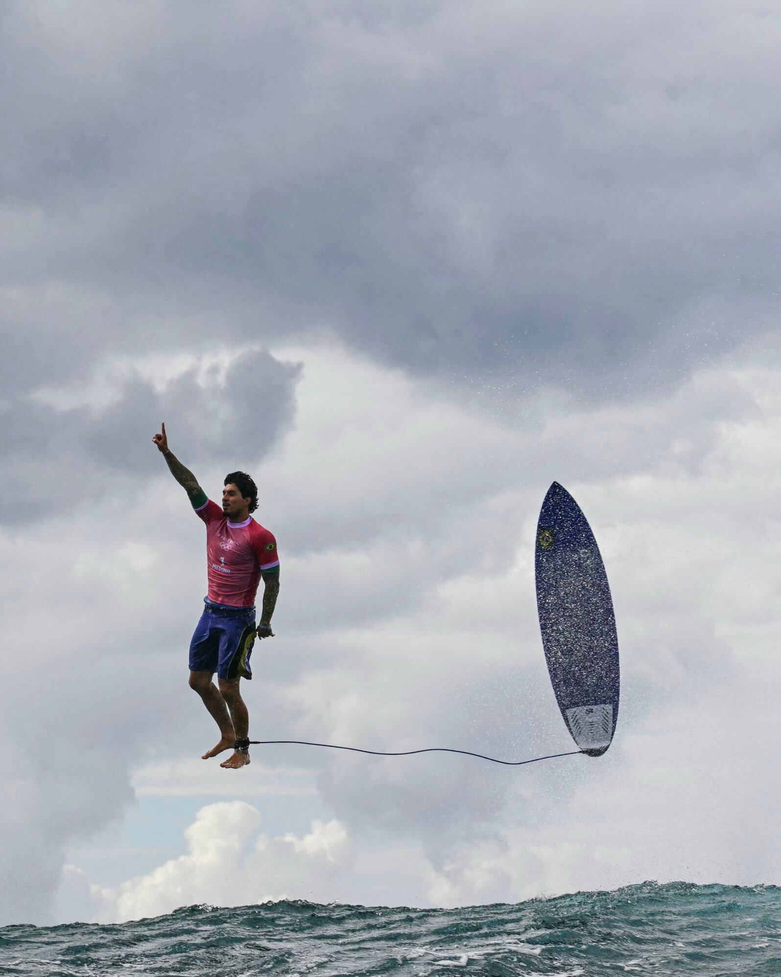 Gabriel Medina hizo historia en los Juegos Olímpicos de París 2024