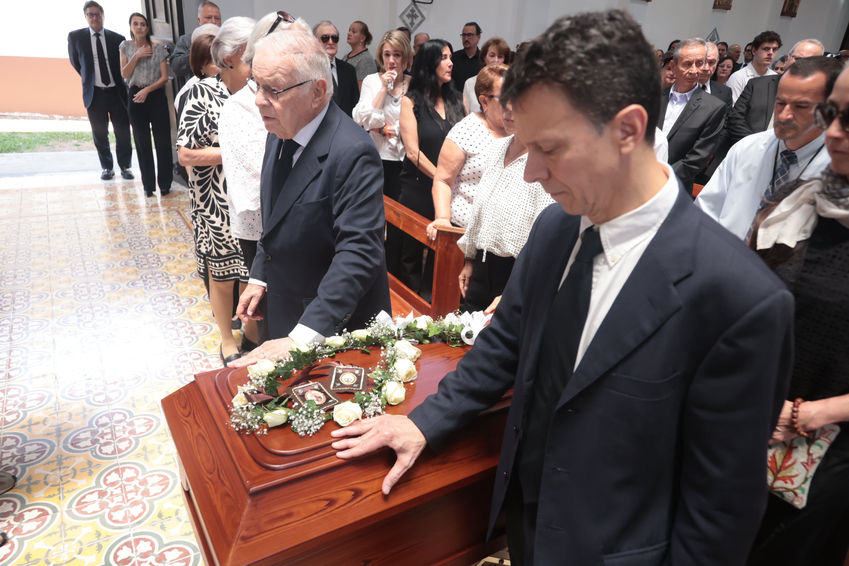 18/03/2026/ Funeral de Lorena Clare en la parroquia de San Rafael de Escazú / Foto John Durán