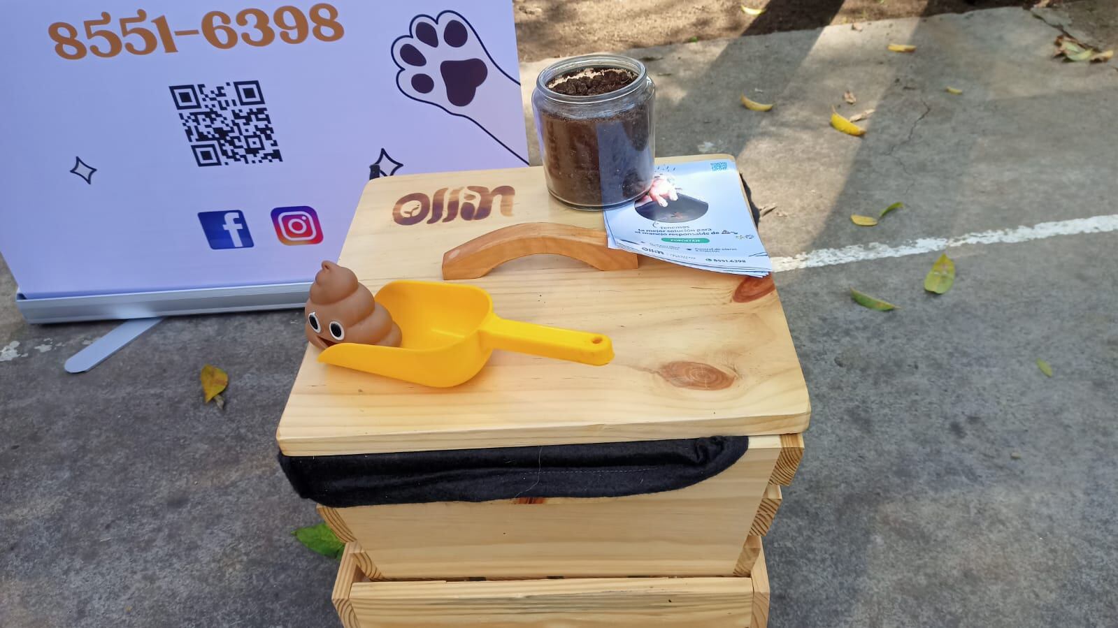 Abono con popo de perro