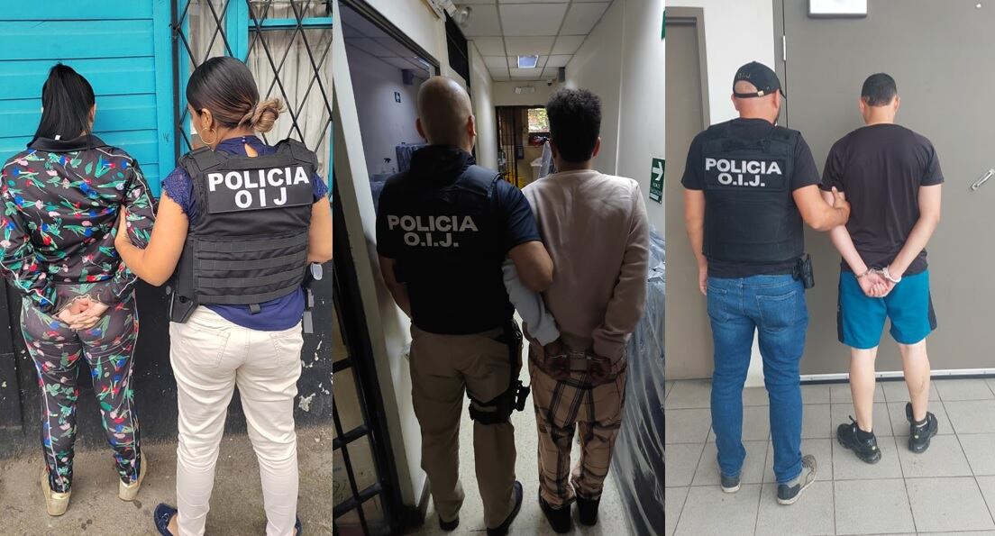 Dos hombres y una mujer serían los autores intelectuales del secuestro del venezolano. Foto OIJ.
