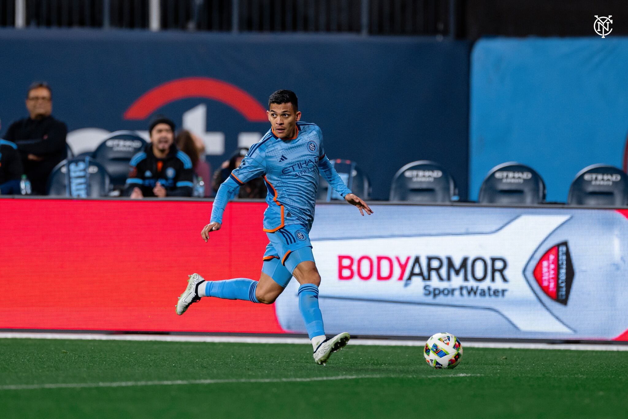 Alonso Martínez anotó en la victoria ante Cincinnati, en las eliminatorias de la MLS. Fotografía: NYCFC