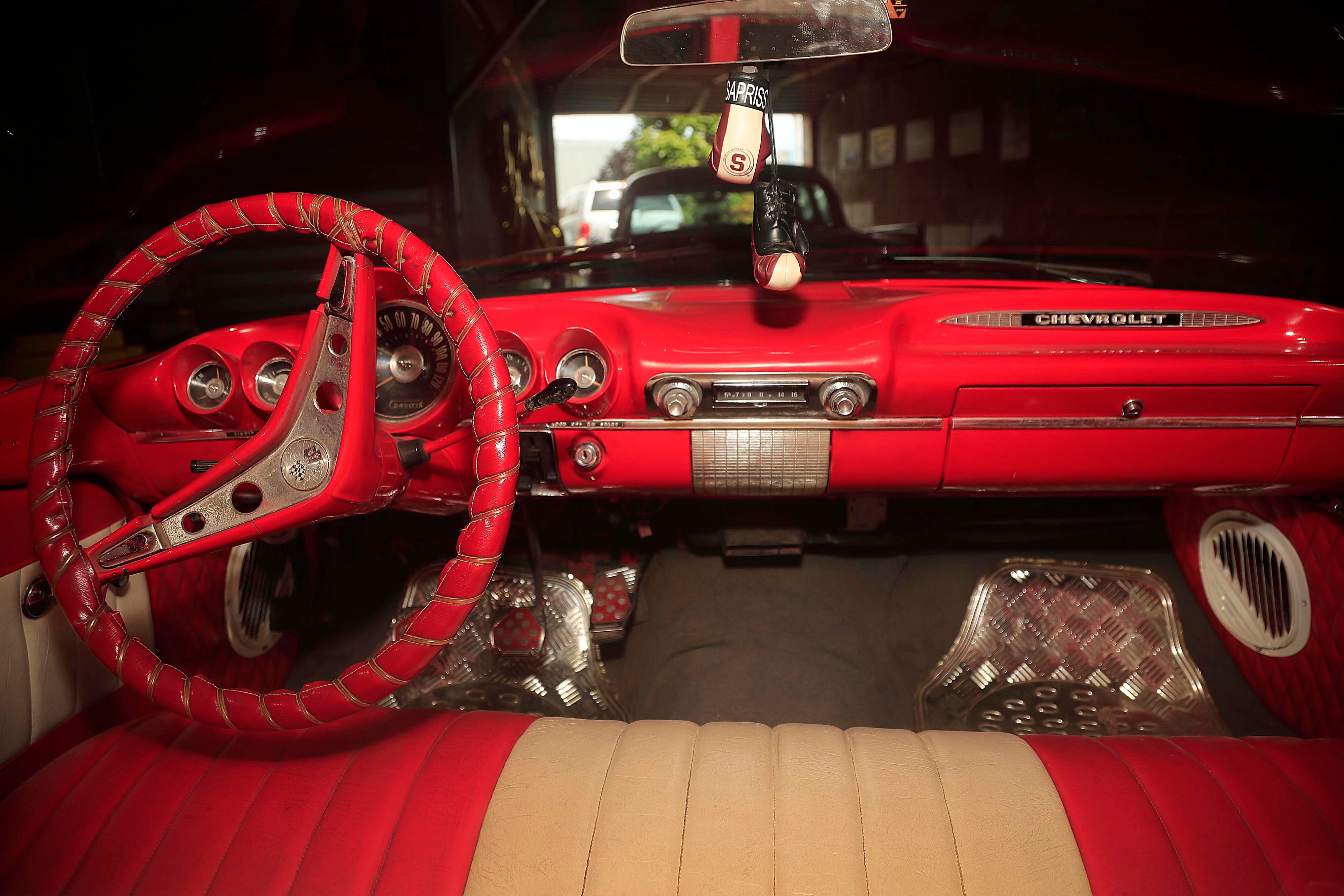 28/09/2023 El Bosque de Oreamuno, Cartago. José Joaquín Ulloa Jiménez mostró su Chevrolet Bel Air, modelo 1959, para la sección El Chuzo de la Semana, en La Teja.