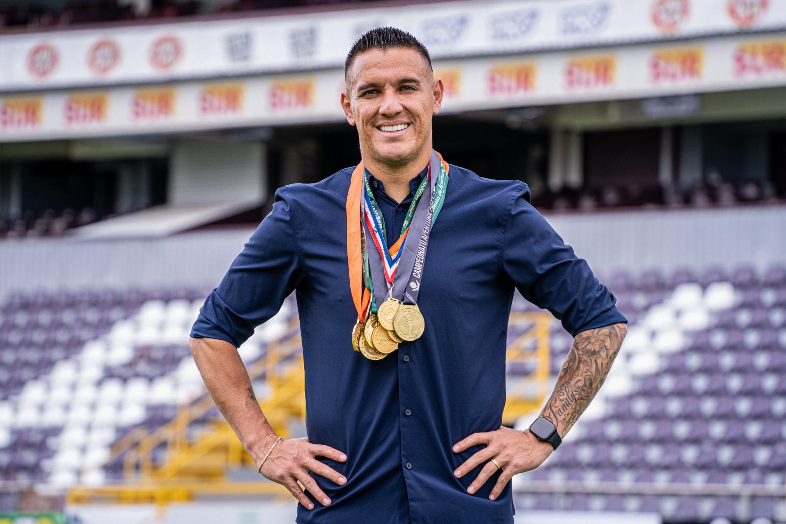 David Guzmán tiene 11 títulos de campeón nacional en el Saprissa.