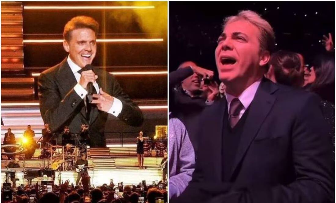 Cristian Castro disfrutó del último concierto de Luis Miguel en Argentina. Coreó todos los éxitos de El sol