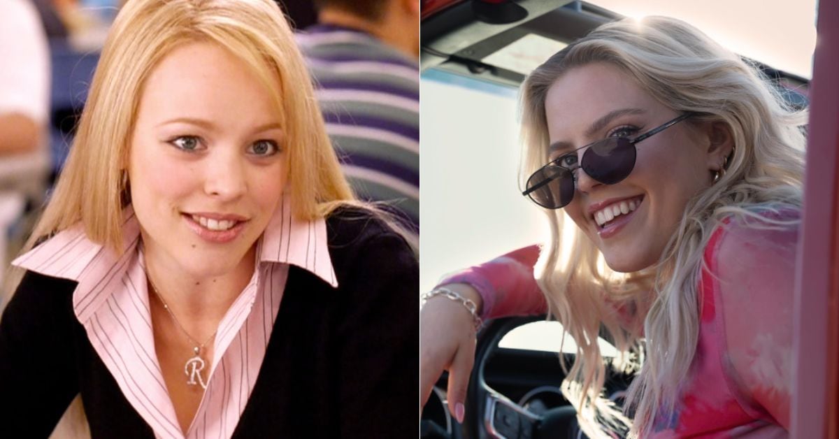 Regina George, quizás el personaje más reconocido de 'Mean Girls', fue interpretado primero por Rachel McAdams (izq) y después por Renée Rapp (der).