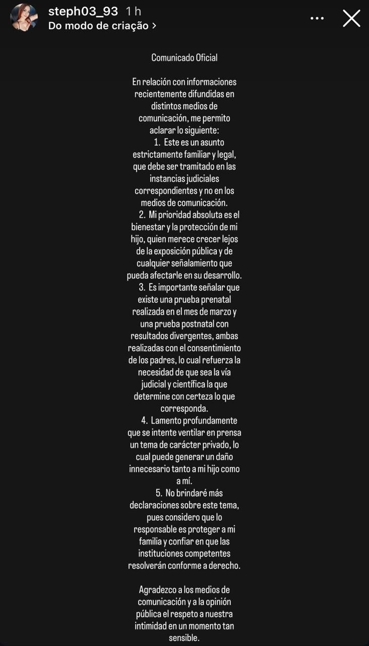 Stephanie Vega, madre del niño que Rodrigo Lagunas criaba como suyo