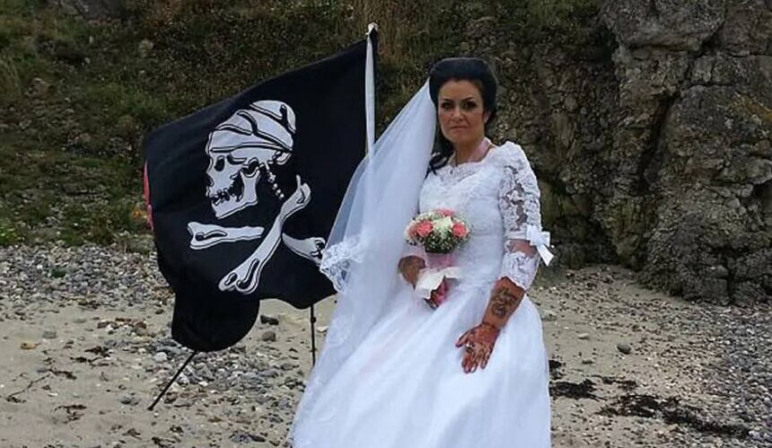Amanda Teague estuvo casada con el fantasma de un pirata