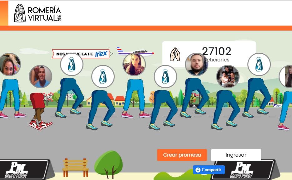 Desde el viernes 24 de julio se habilitó el sitio www.romeriavirtual2020.com para la romería virtual