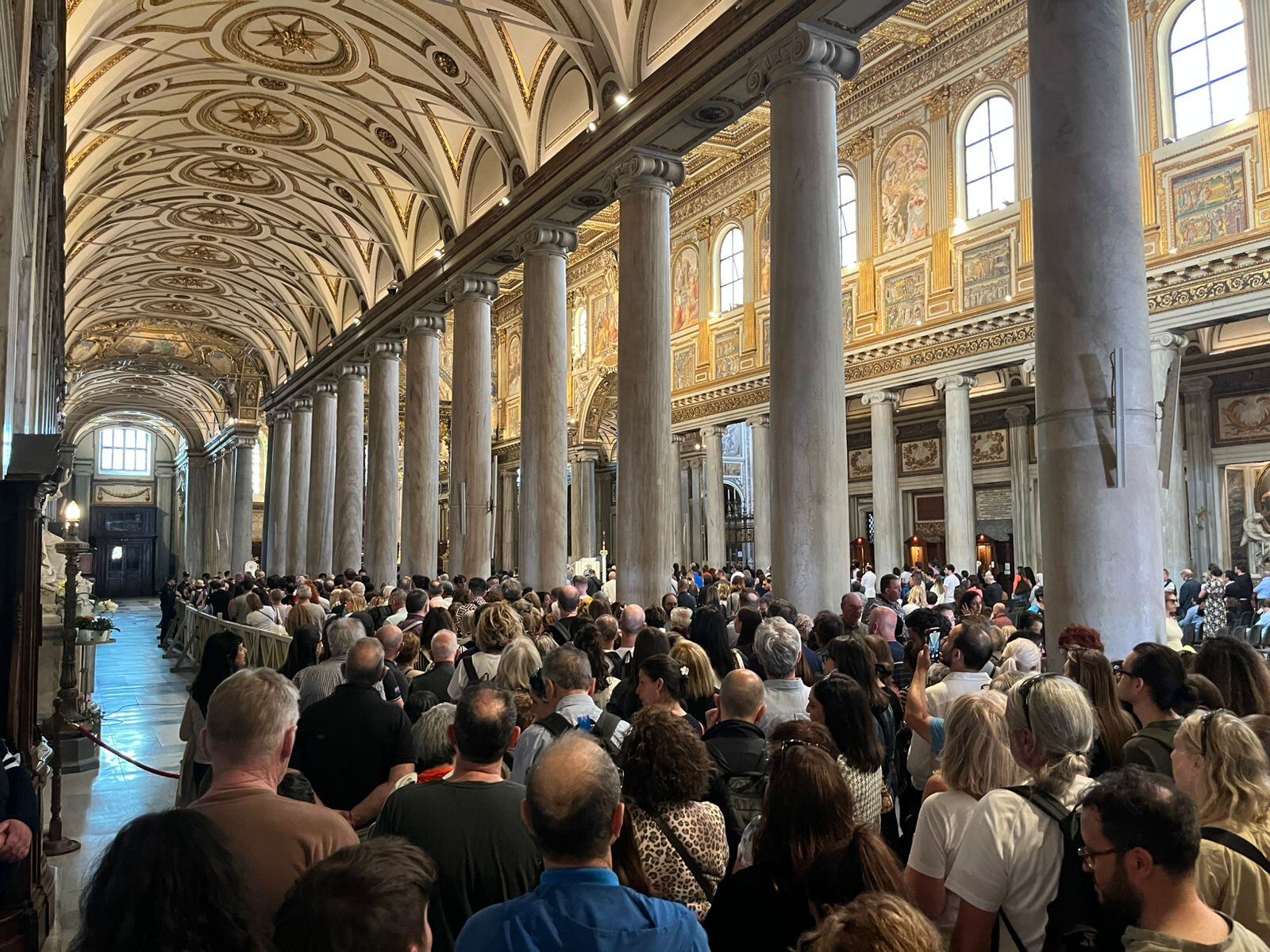 Tumba del papa Francisco en Santa María la Mayor