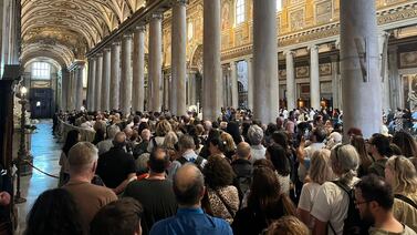 Fuimos a la tumba del papa Francisco, pero no fue como esperábamos