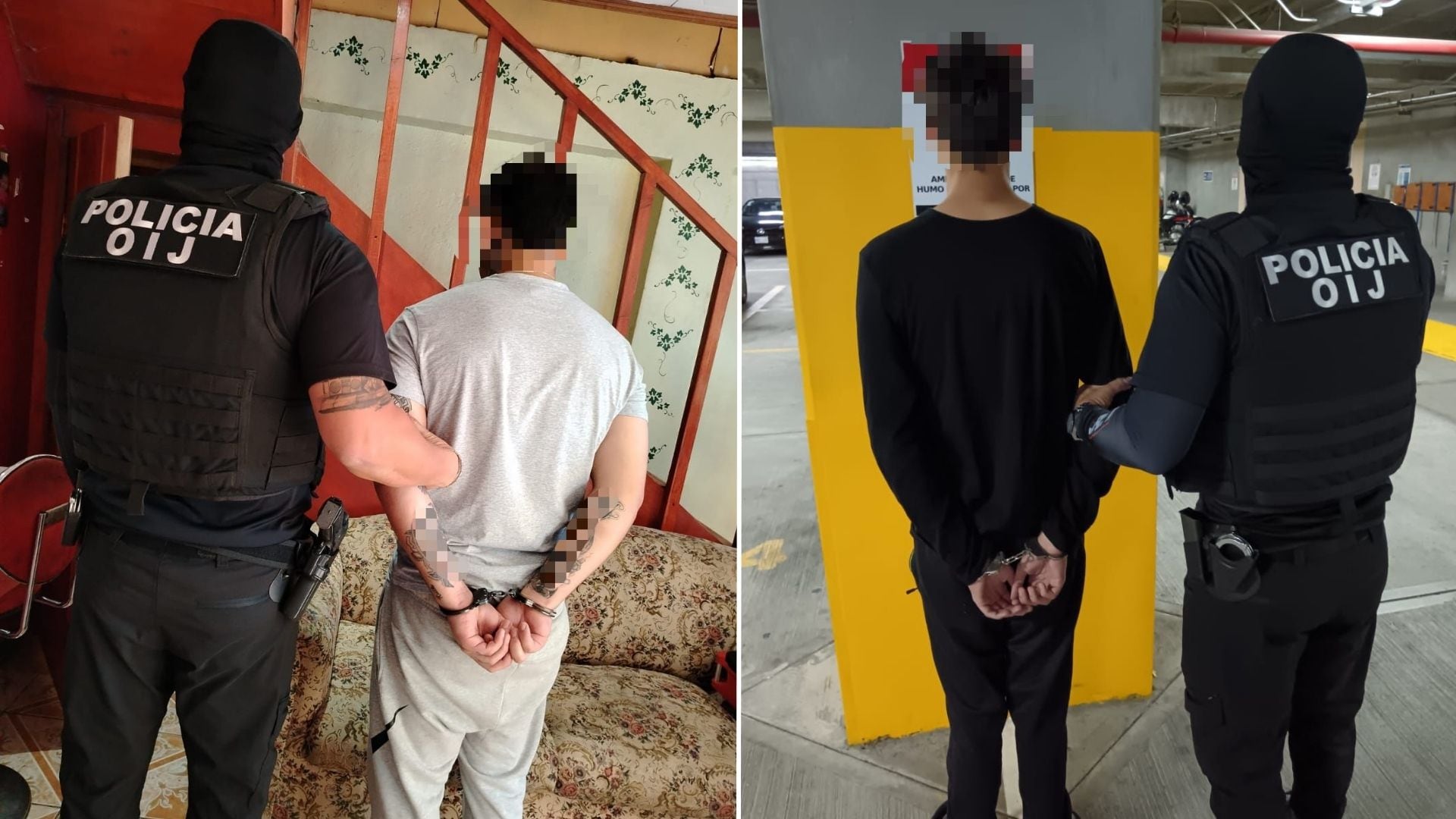 Cinco hombres fueron detenidos por el OIJ por presunta estafa.