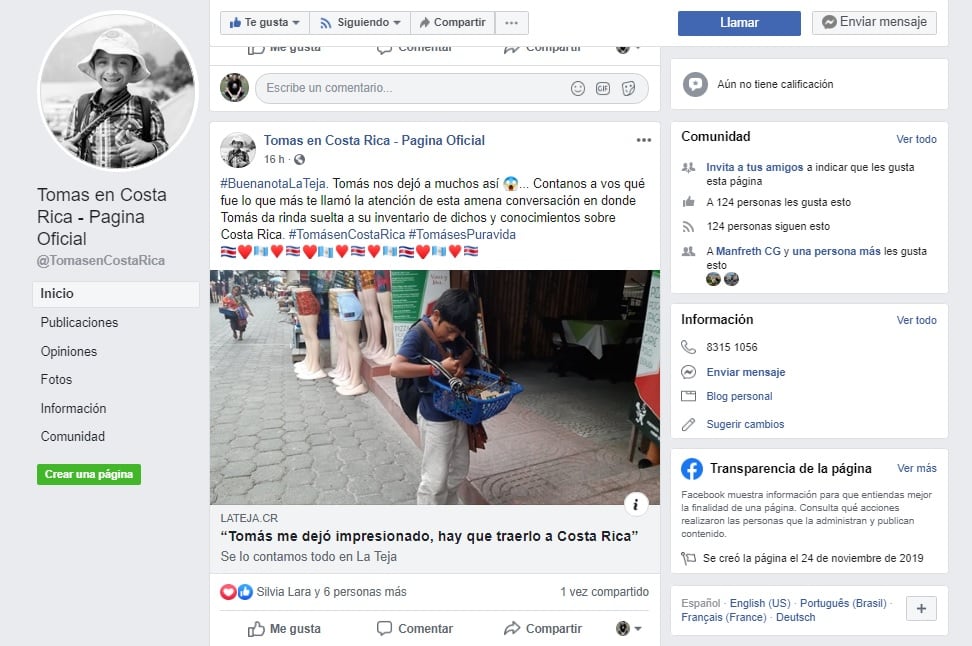 Tomás Enrique Tevelán Calel, niño guatemalteco que se hizo viral en redes por conocer sobre mucho Tiquicia.