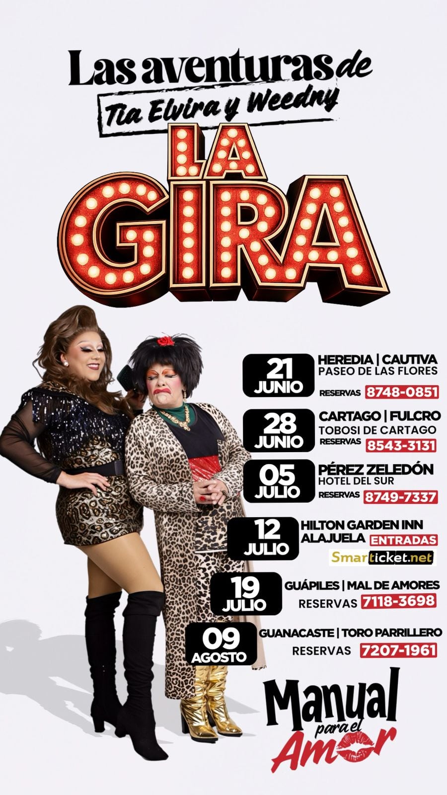 La gira será por varias partes del país.