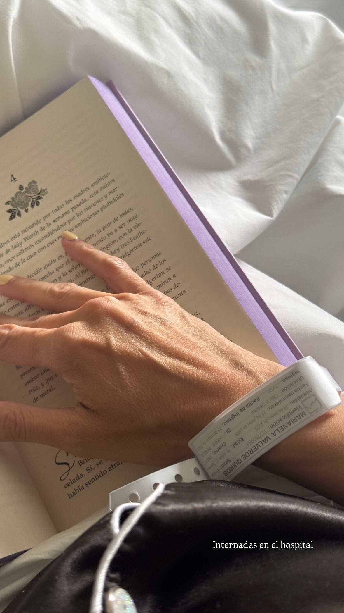 Marianela Valverde está internada