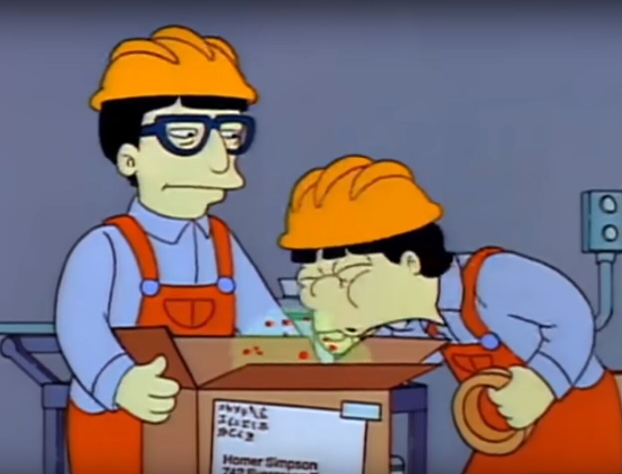 En un capítulo de Los Simpsons de 1993 hablan del Germen Azul de Osaka, Japón