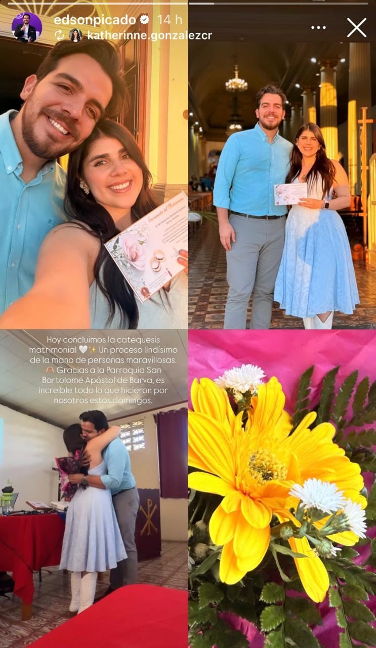Katherinne González y Edson Picado compartieron un nuevo avance rumbo a su boda.