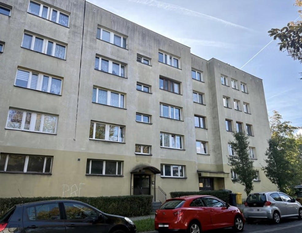 El edificio en Świętochłowice donde vivía Mirella, al sur de Polonia.