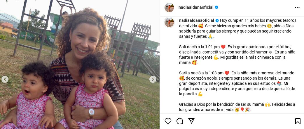 Nadia Aldana y Natalia Monge