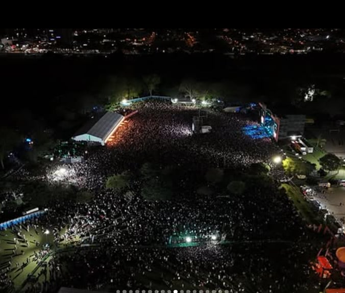 Concierto Gilberto Santa Rosa 2025. Municipalidad de San José