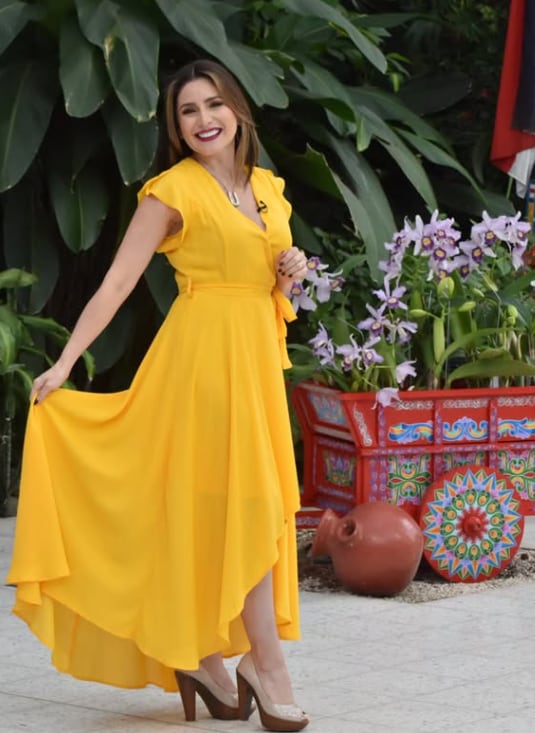 Natalia Monge, presentadora de Buen día de Teletica.