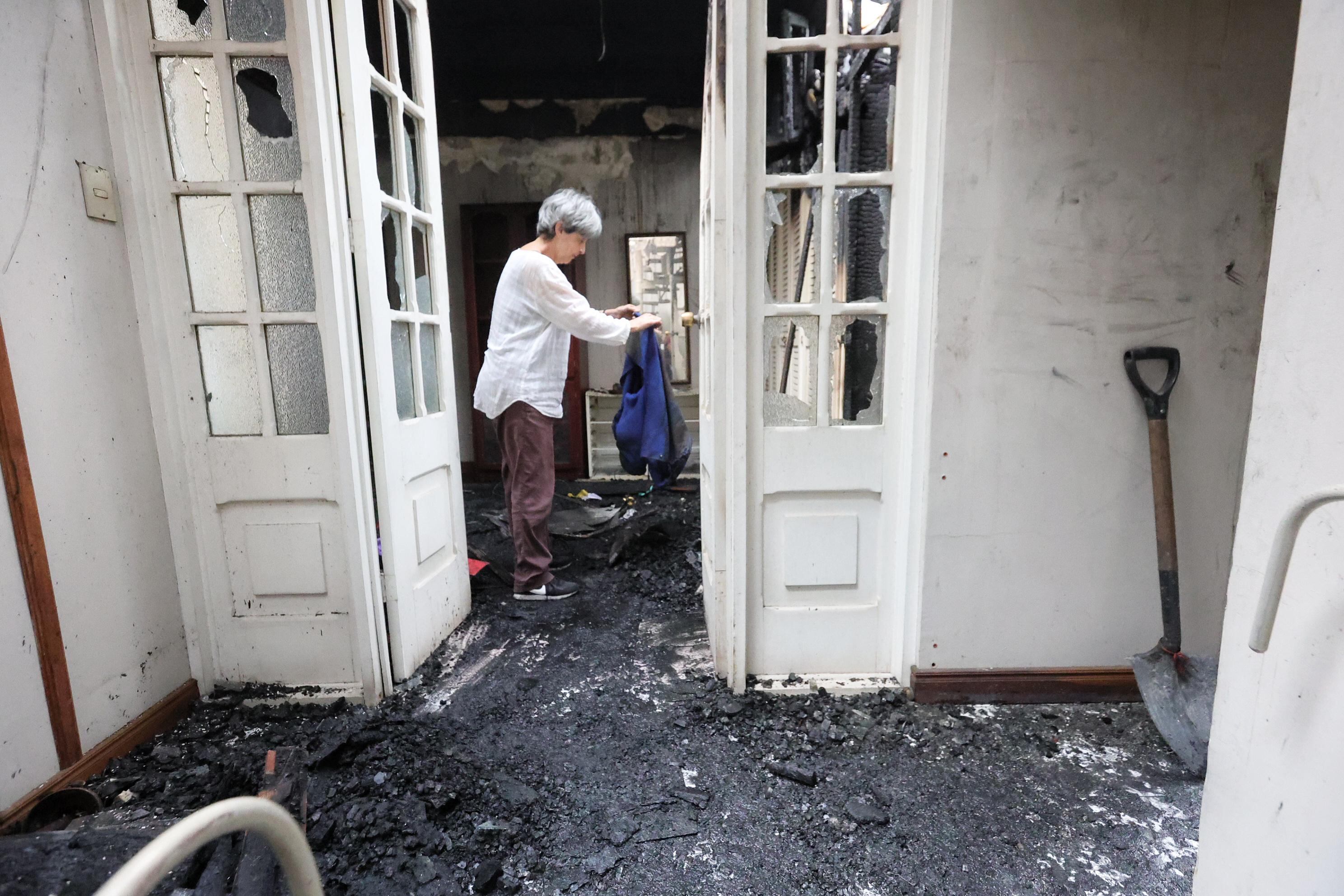 Incendio en San Pedro. Foto John Durán.