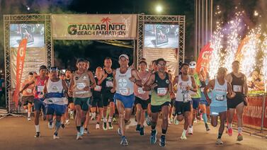 Colombiano se la jugó para sortear difícil obstáculo y llevarse la Maratón de Tamarindo