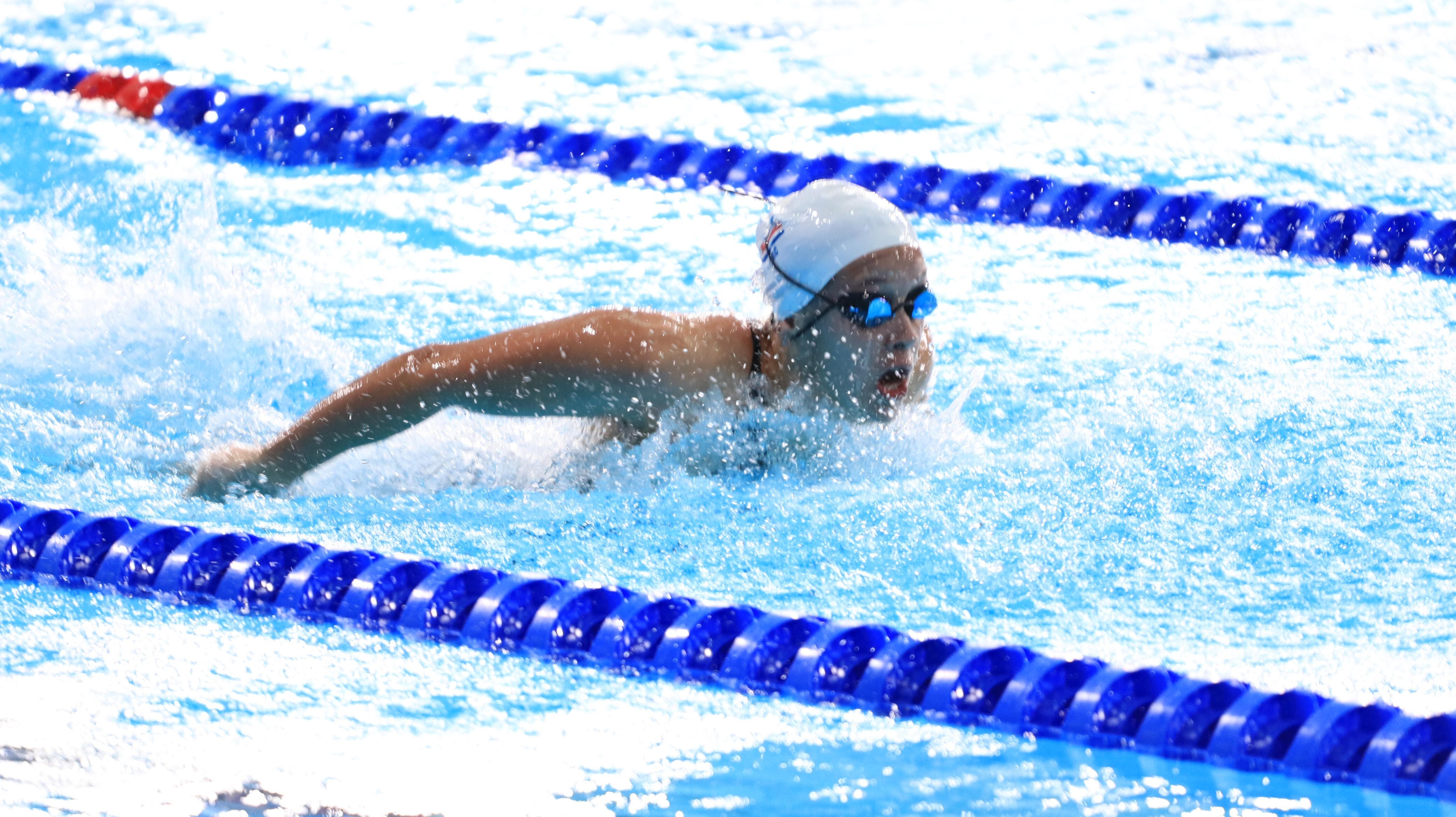 Alondra Ortiz no se esperaba llegar a la final A en los 200 metros mariposa de los Juegos Panamericanos.