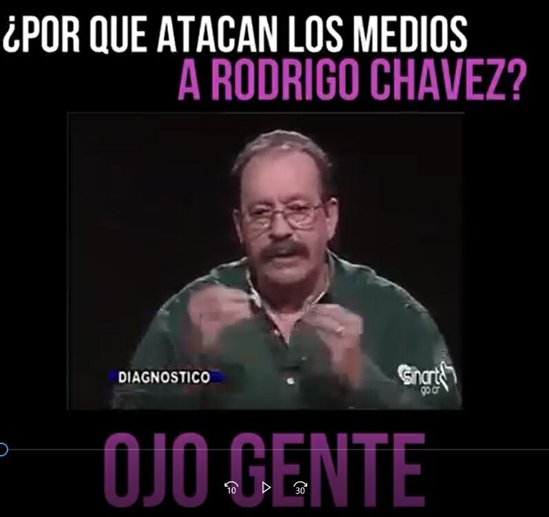 Rodolfo Medina Castrillón, hijo del comunicador fallecido, Parmenio Medina Pérez, está muy enojado porque en un video que apoya a Rodrigo Chaves, candidato presidencial del partido Progreso Social Democrático (PSD), usan la voz y la imagen de su papá