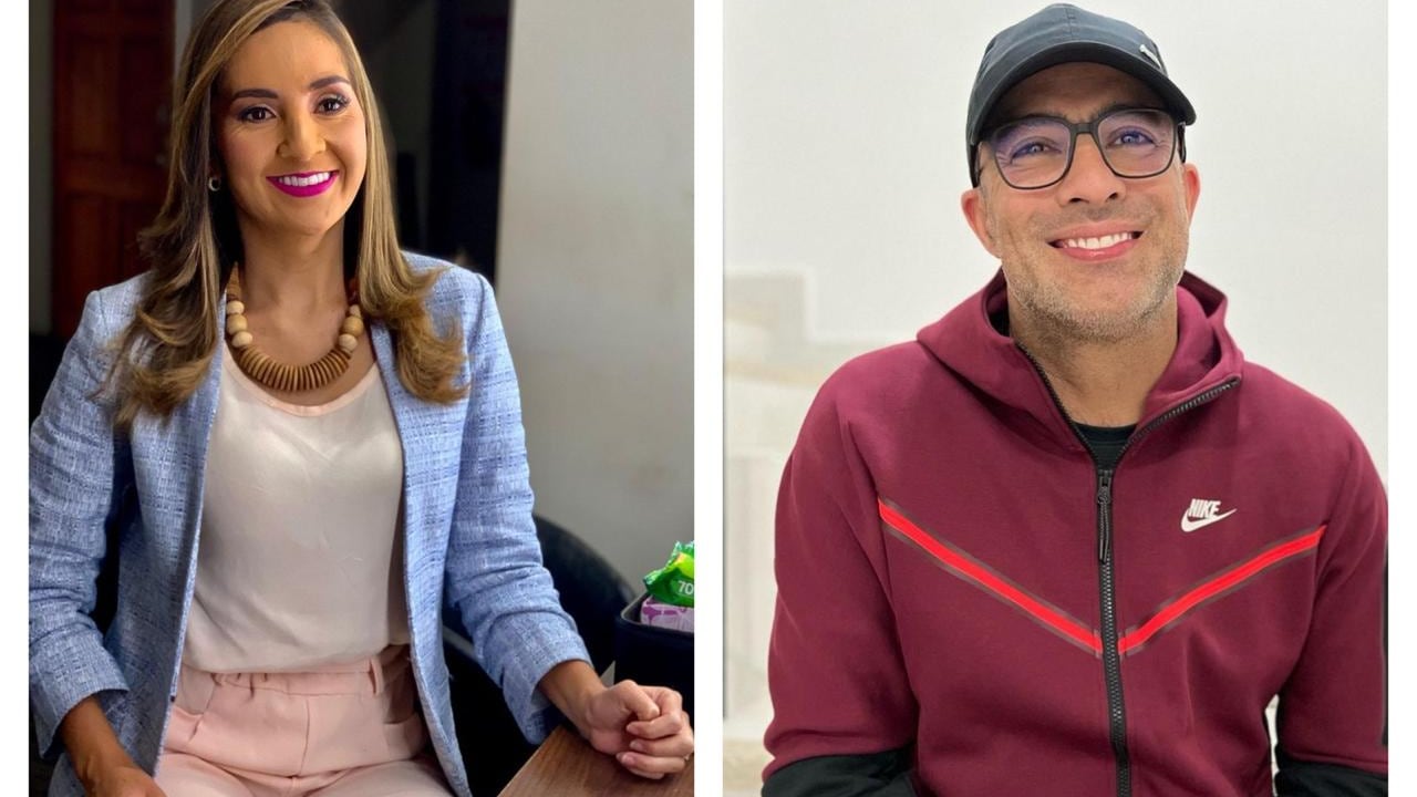 Jorge Martínez y Laura Brenes.