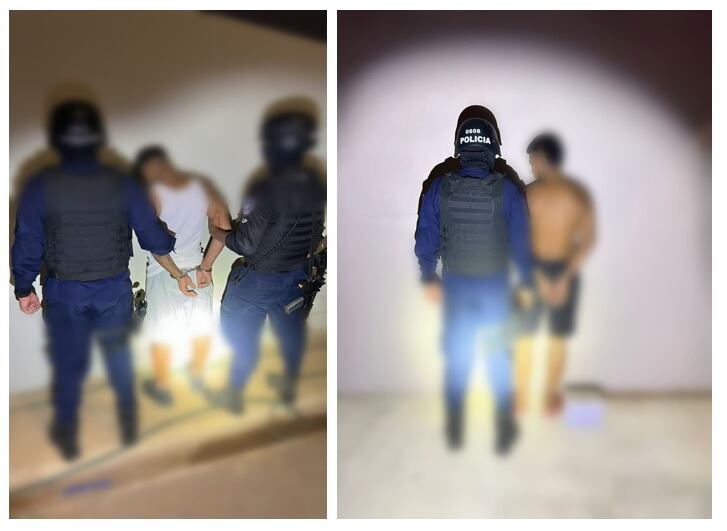 Los sospechosos fueron detenidos poco después de que se cometió el homicidio. Foto MSP.