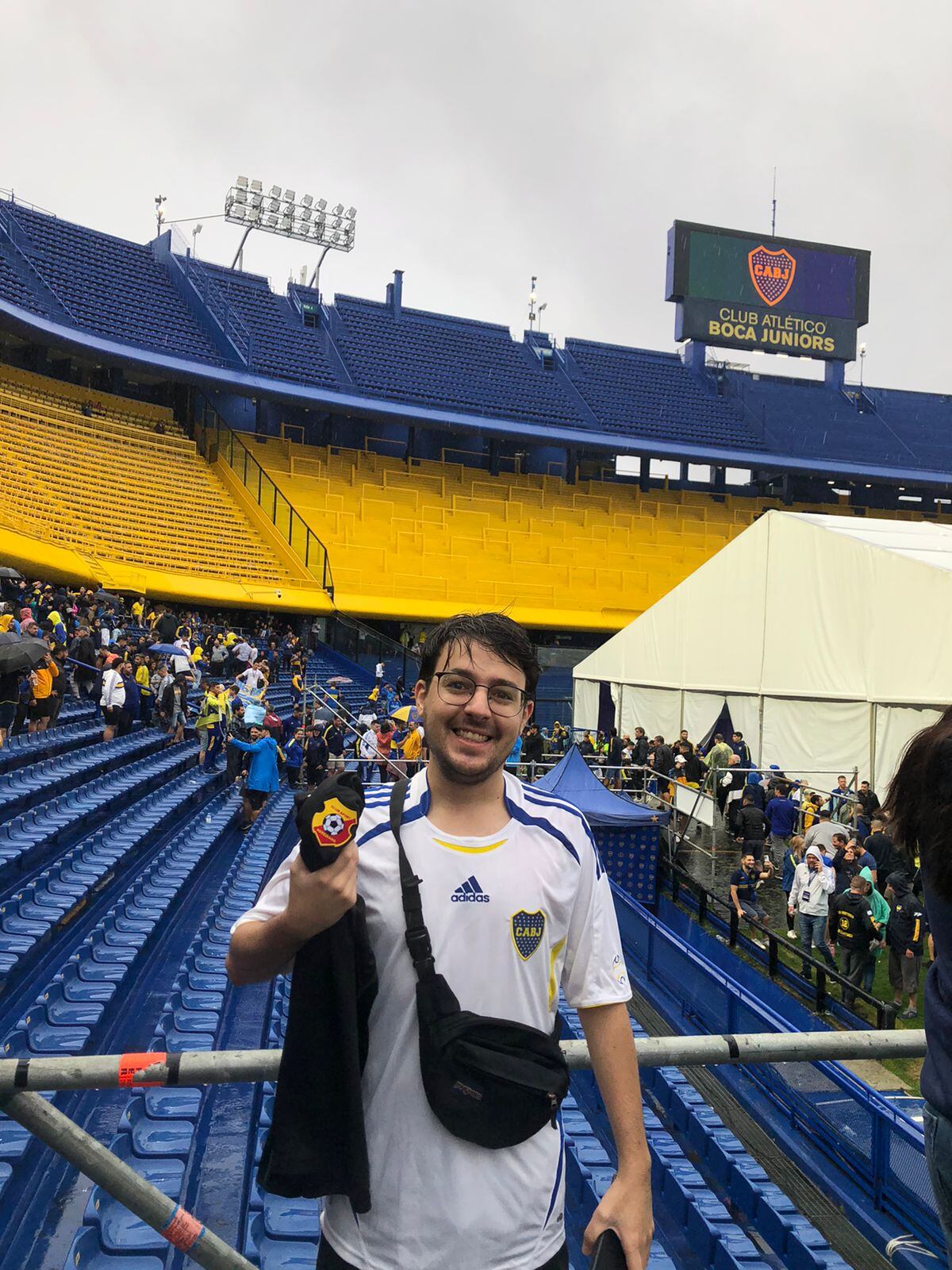 Facundo Fernández Louis, aficionado de Boca Juniors y Herediano