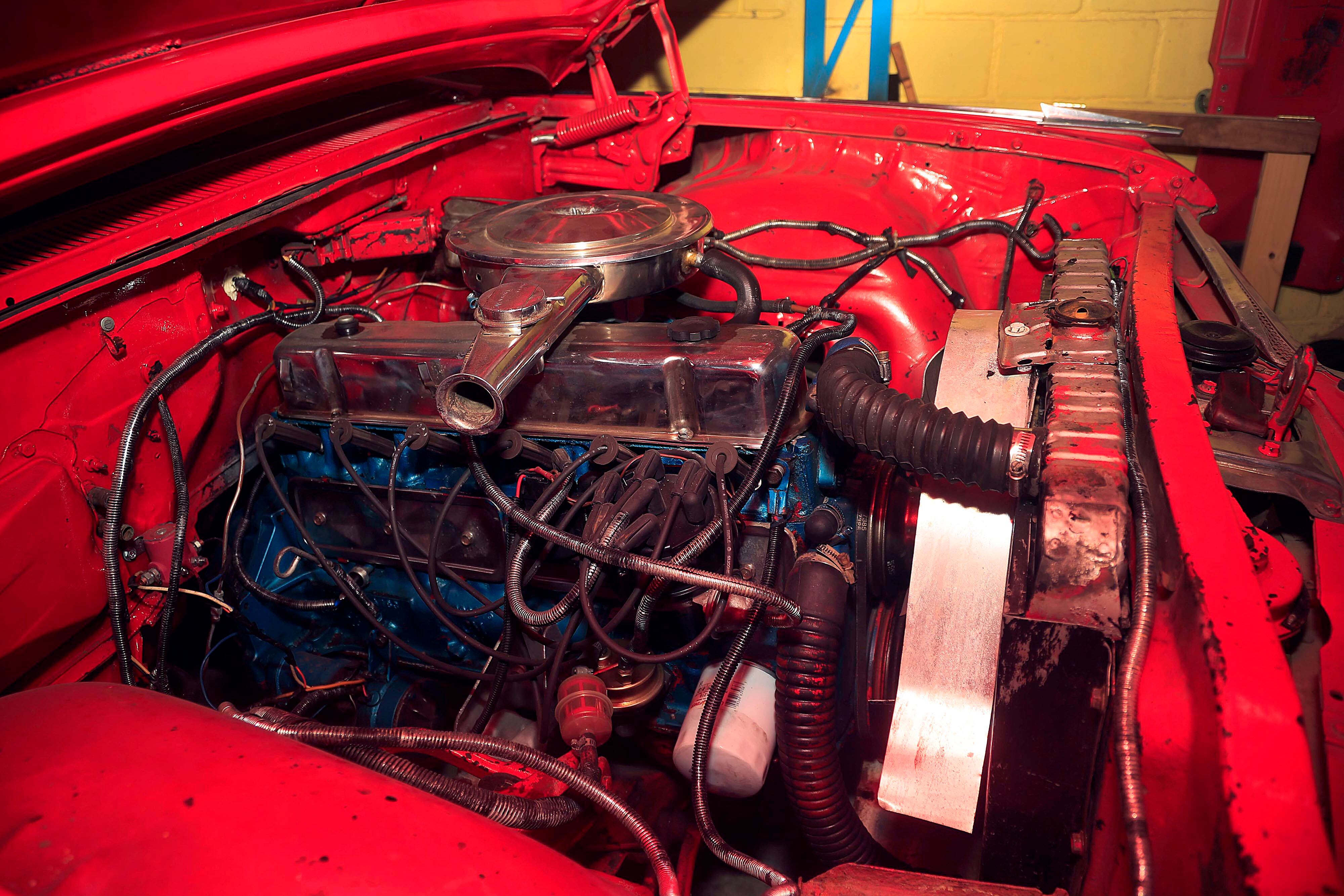 28/09/2023 El Bosque de Oreamuno, Cartago. José Joaquín Ulloa Jiménez mostró su Chevrolet Bel Air, modelo 1959, para la sección El Chuzo de la Semana, en La Teja.