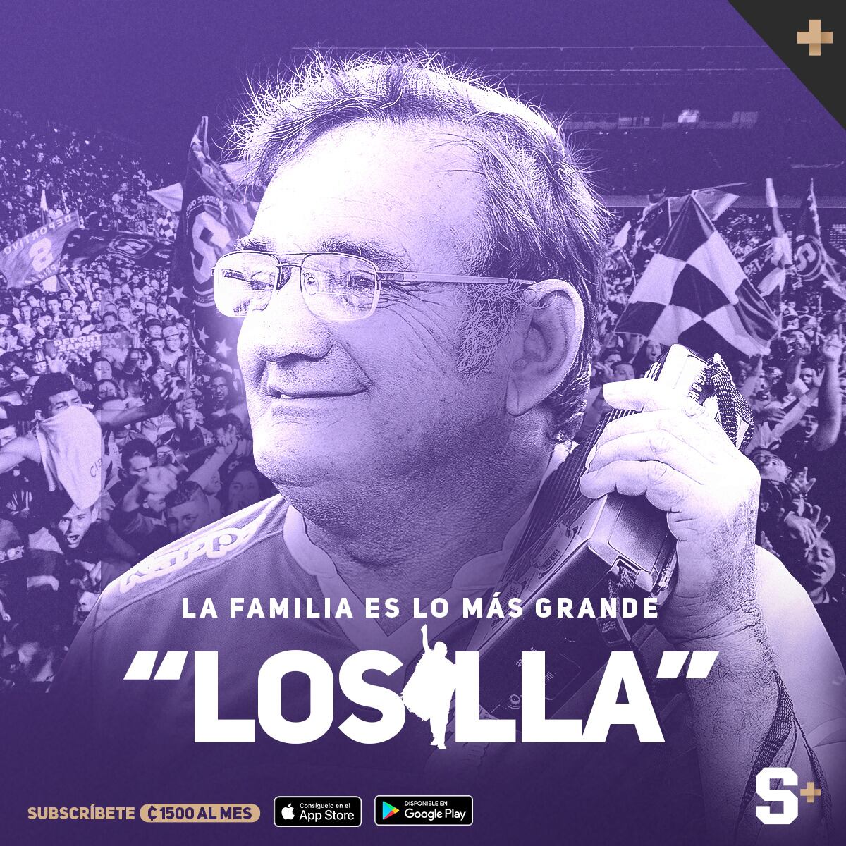 Así promocionó el Saprissa el documental de Losilla. Twitter.