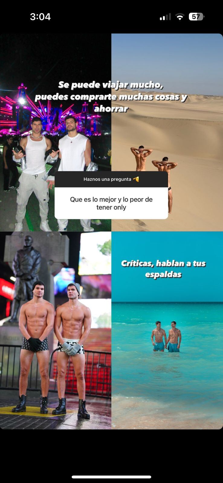 OnlyFans de los gemelos Castillo