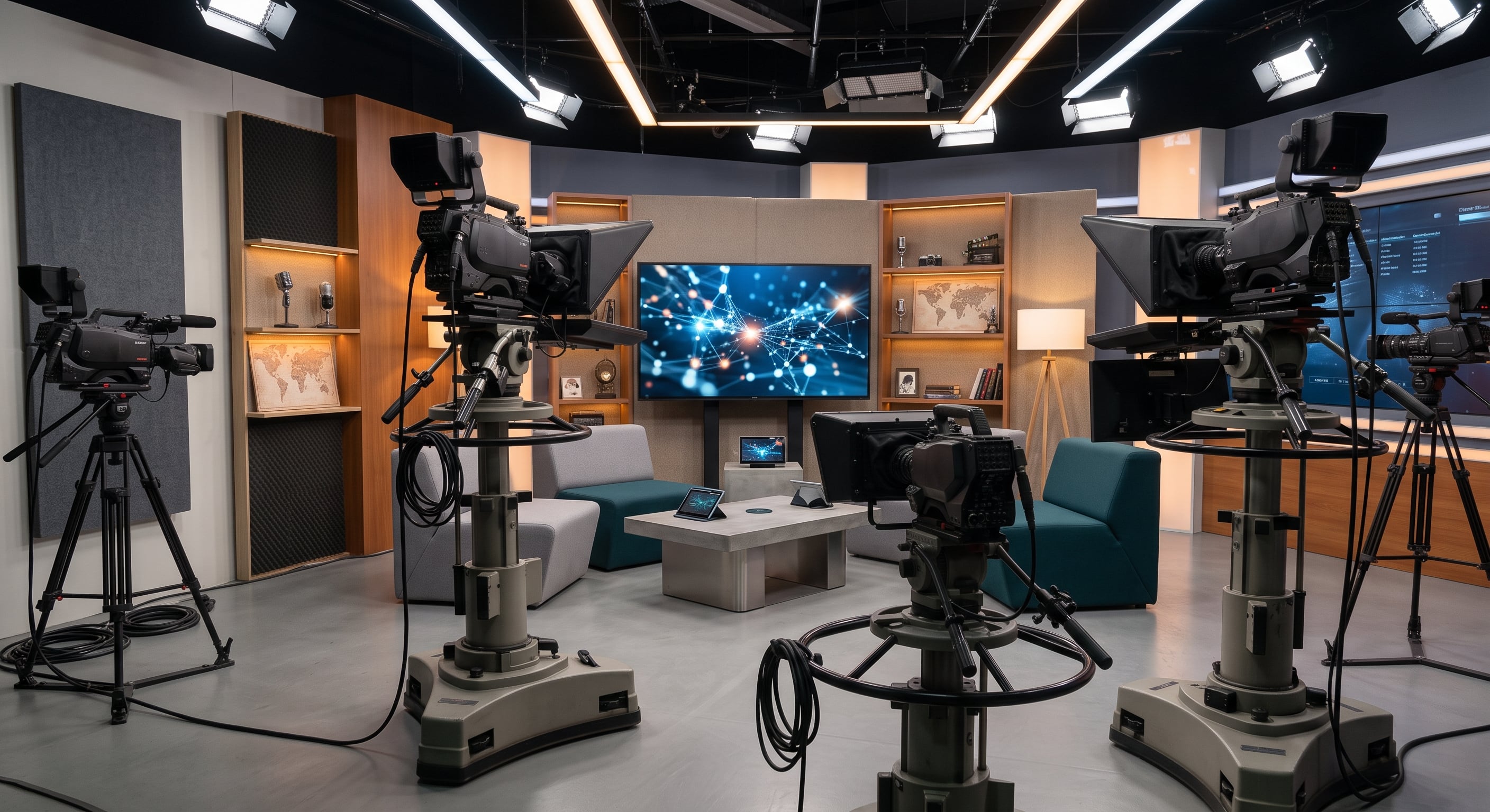 estudio televisión