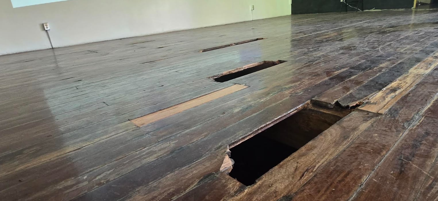 Daños en escuela Ricardo Jiménez