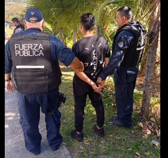 La policía detuvo al sospechoso de la muerte del extranjero. Foto: MSP