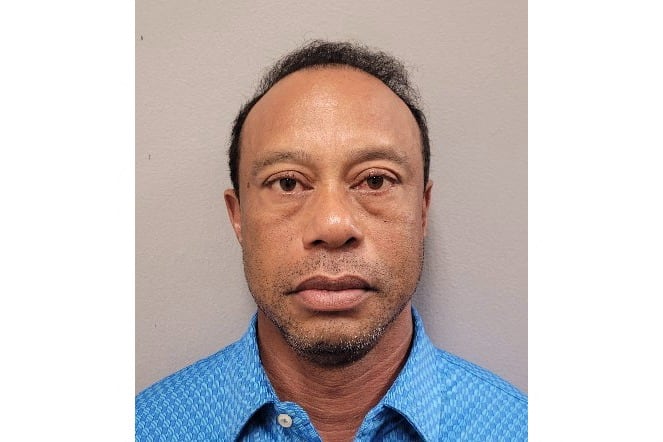 Tiger Woods fue arrestado tras accidente en Florida.