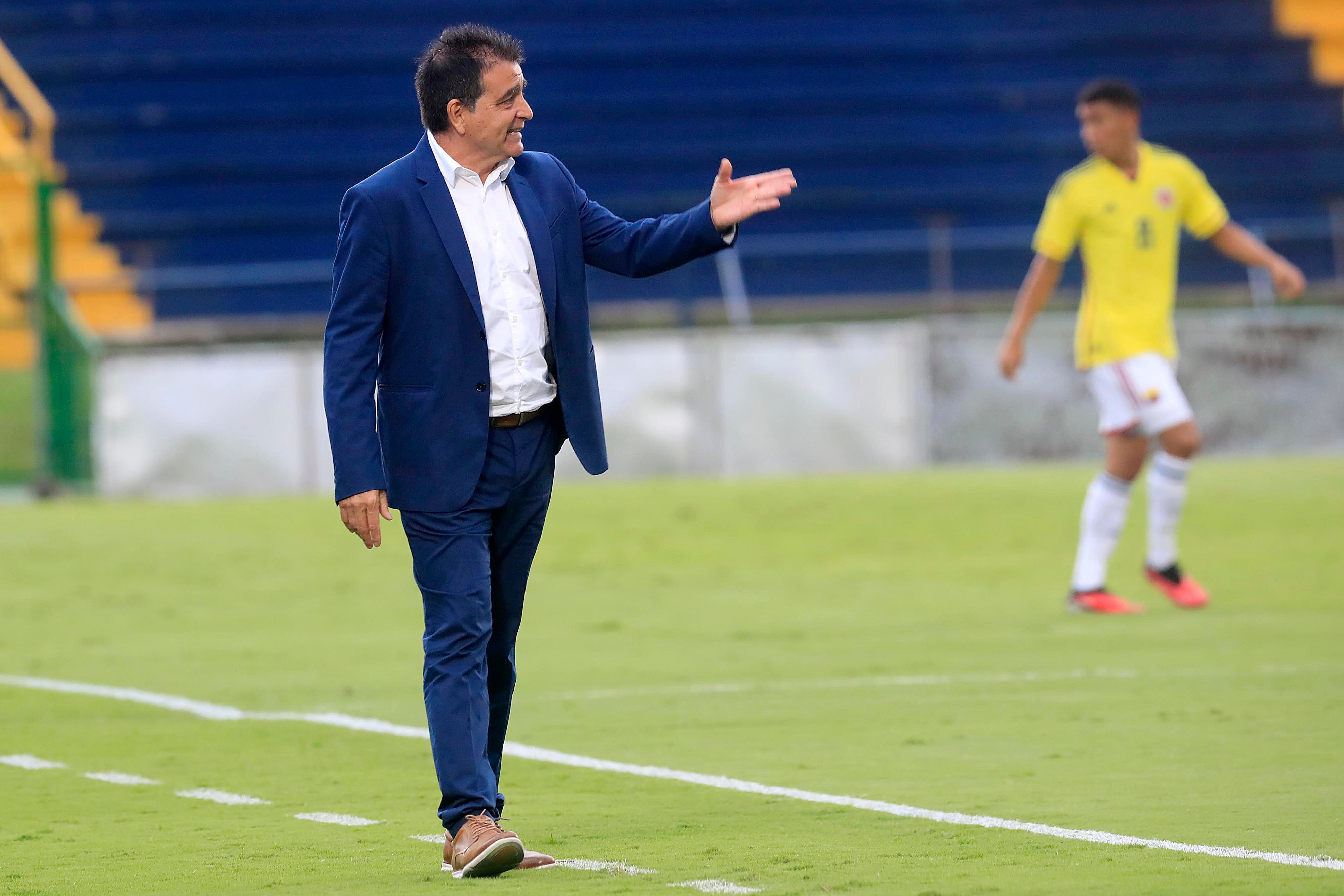 17/10/2023   Estadio Fello Meza, Cartago. La Selección Nacional Sub-23 enfrentó este martes por la tarde a su similar de Colombia, en el segundo encuentro de fogueo entre ambas selecciones en suelo tico.