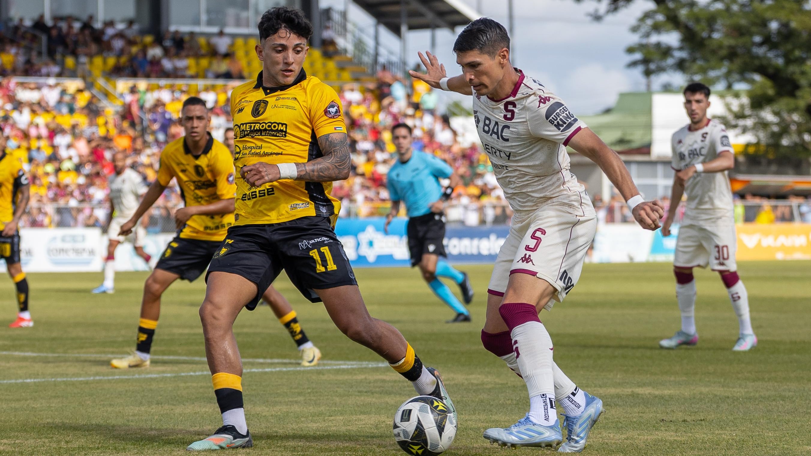 Liberia ganaba 2-0 y al final empato con Saprissa