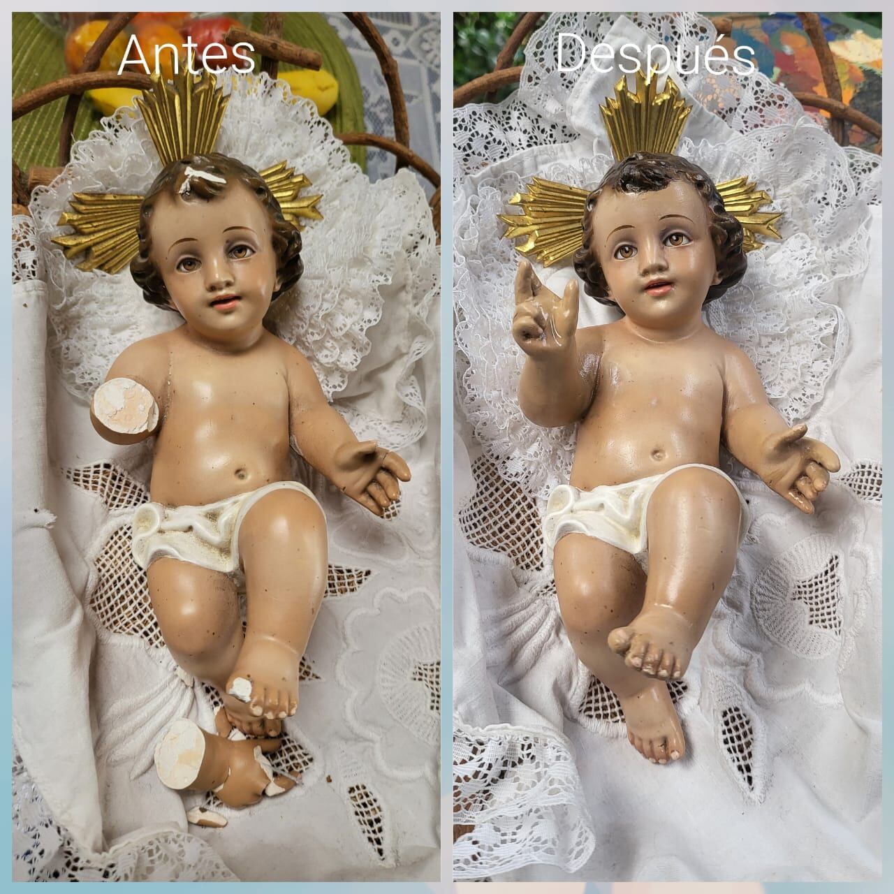 Los restauradores como Diego Villalobos Quirós recuperan imágenes que parecieran no tener arreglo.