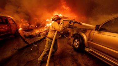 Incendio de Los Ángeles, California, deja imágenes impresionantes