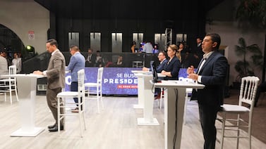 Cruces, reproches y preguntas incómodas marcaron el cara a cara entre candidatos en el debate de Opa