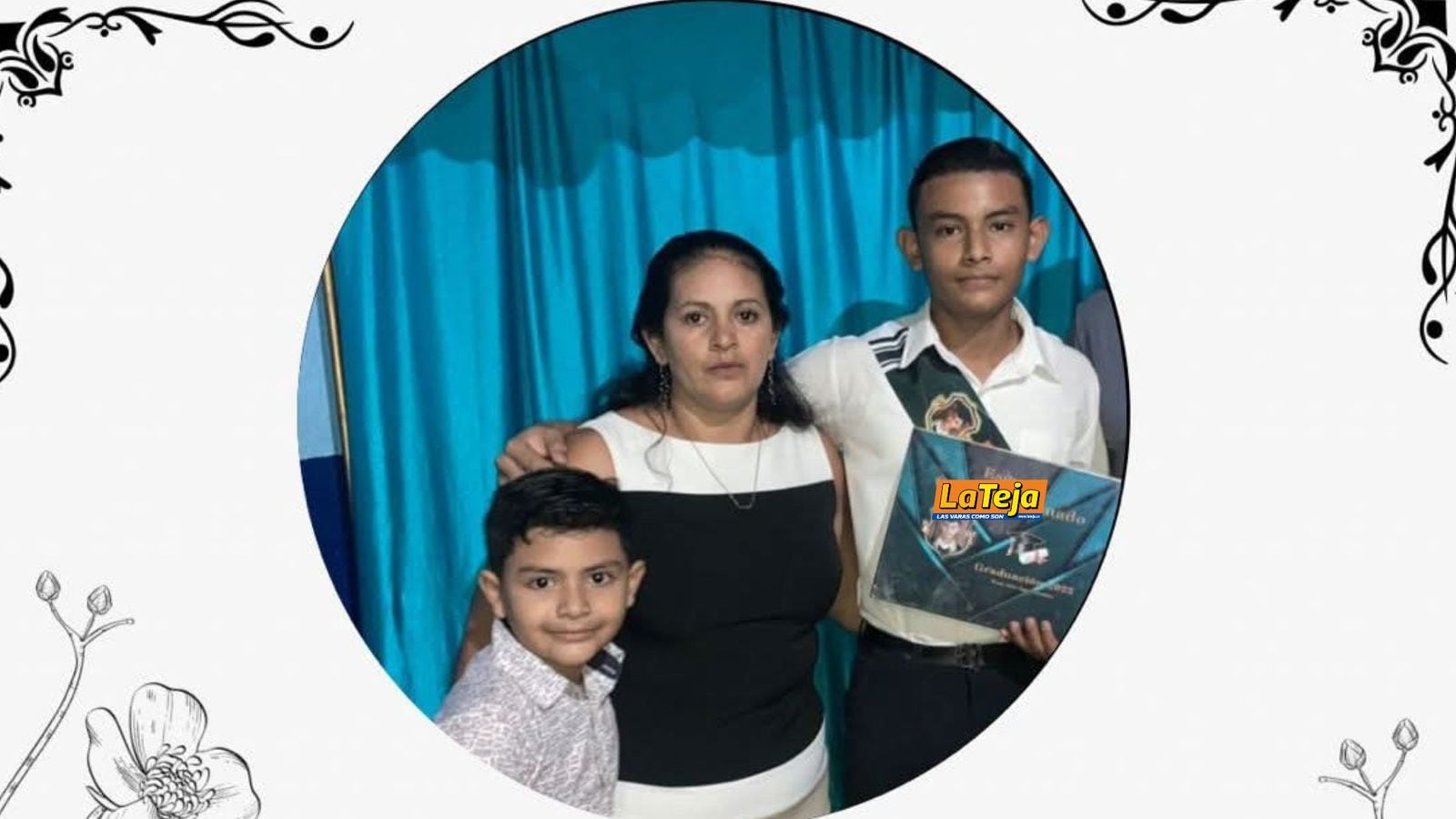 Cristina Hernández Espinoza, es la adulta, que falleció en la tragedia, junto a sus hijos Wiston, de 16 años y Yeimy de 10 años. Foto: Cortesía