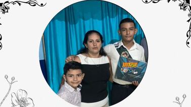 Poco antes de morir, madre e hijos dijeron adiós a quien más amaban